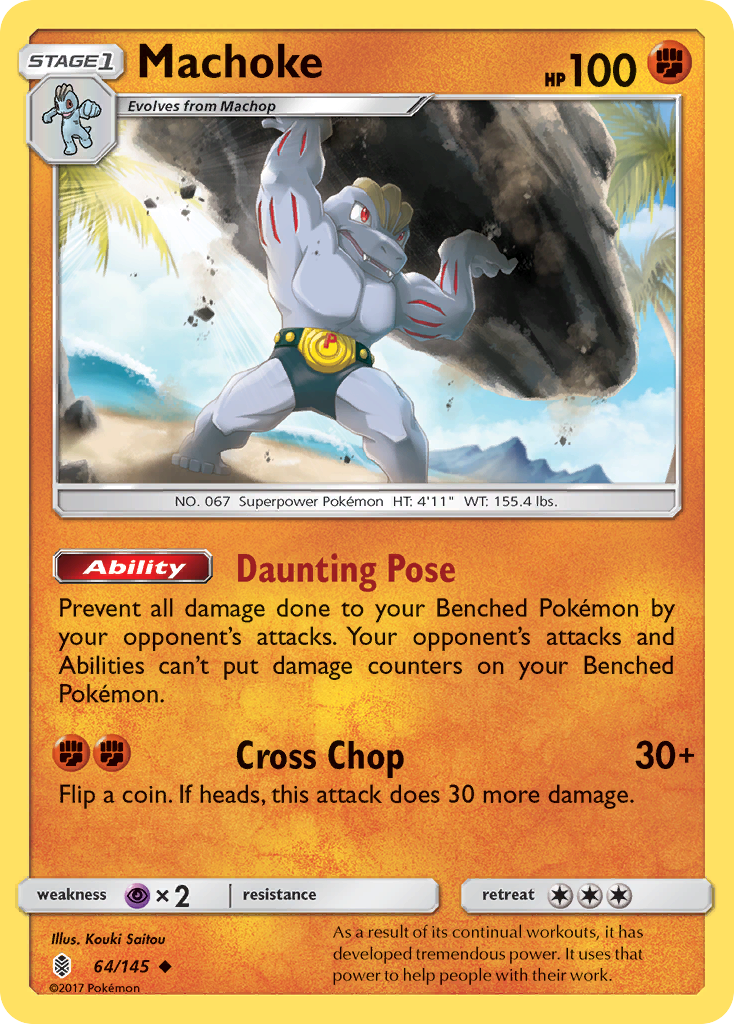 Machoke (64/145) [Sun & Moon: Guardians Rising] | Gear Gaming Bentonville