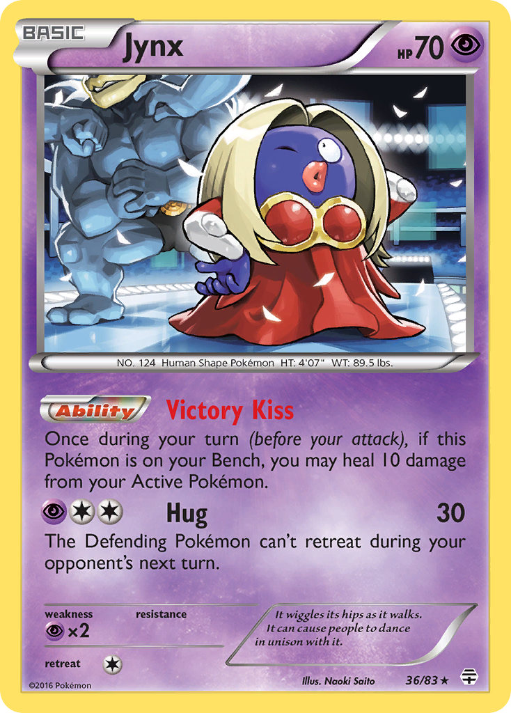 Jynx (36/83) [XY: Generations] | Gear Gaming Bentonville