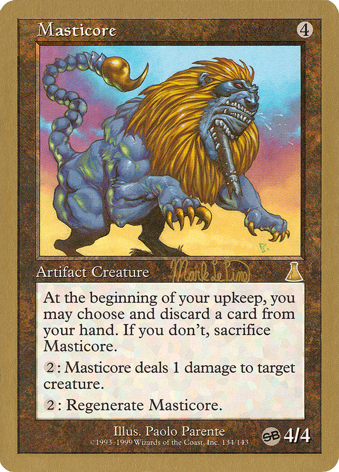 Masticore (Mark Le Pine) (SB) [World Championship Decks 1999] | Gear Gaming Bentonville