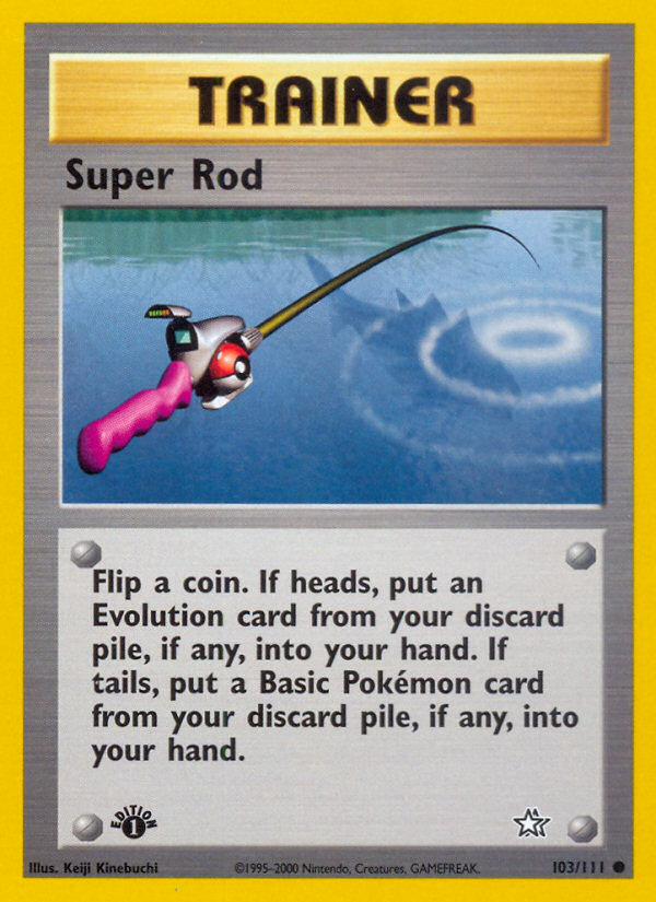 Super Rod (103/111) [Neo Genesis 1st Edition] | Gear Gaming Bentonville