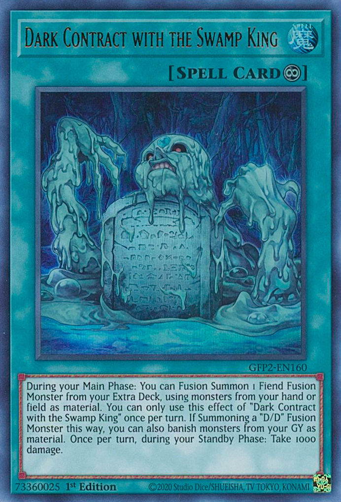 Dark Contract with the Swamp King [GFP2-EN160] Ultra Rare | Gear Gaming Bentonville