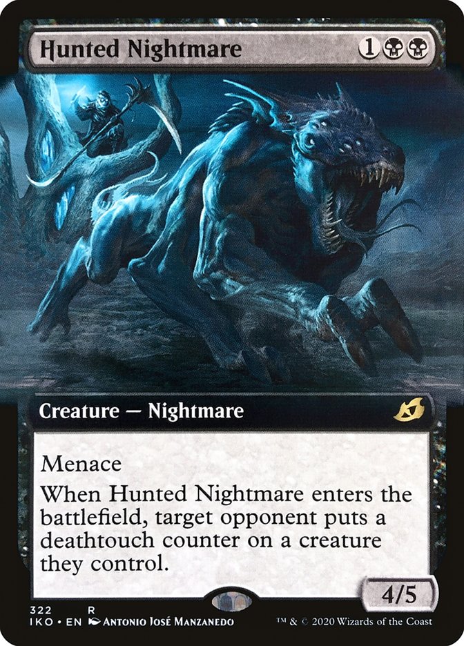 Hunted Nightmare (Extended Art) [Ikoria: Lair of Behemoths] | Gear Gaming Bentonville