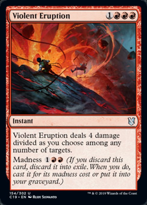 Violent Eruption [Commander 2019] | Gear Gaming Bentonville