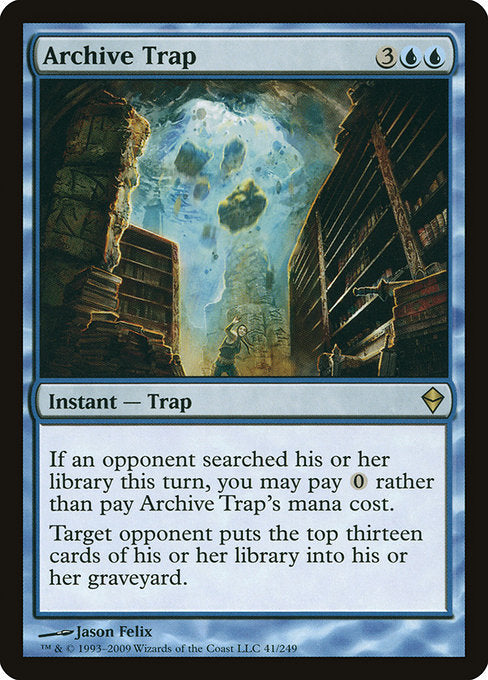 Archive Trap [Zendikar] | Gear Gaming Bentonville