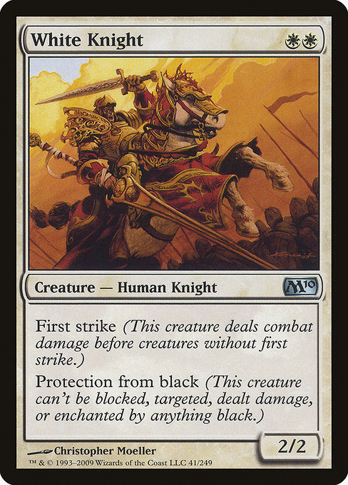 White Knight [Magic 2010 (M10)] | Gear Gaming Bentonville