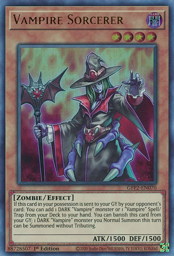 Vampire Sorcerer [GFP2-EN070] Ultra Rare | Gear Gaming Bentonville