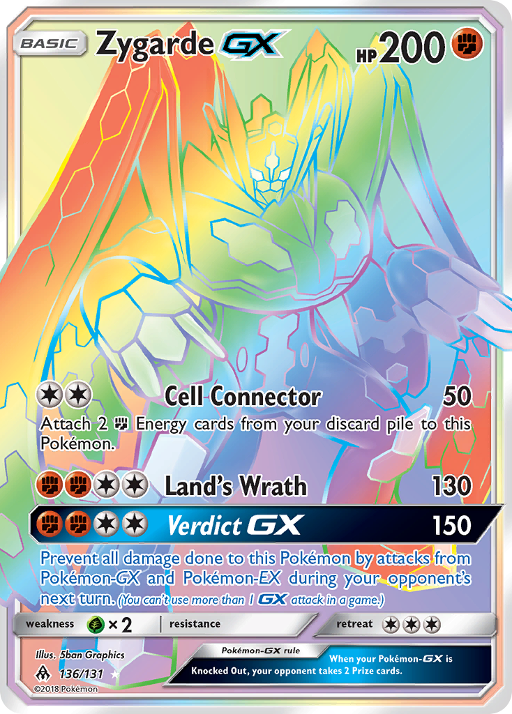 Zygarde GX (136/131) [Sun & Moon: Forbidden Light] | Gear Gaming Bentonville