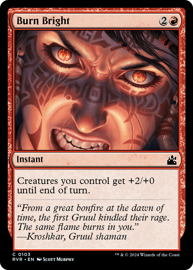 Burn Bright [Ravnica Remastered] | Gear Gaming Bentonville