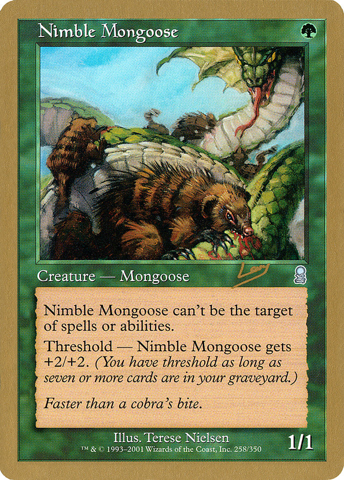 Nimble Mongoose (Raphael Levy) [World Championship Decks 2002] | Gear Gaming Bentonville