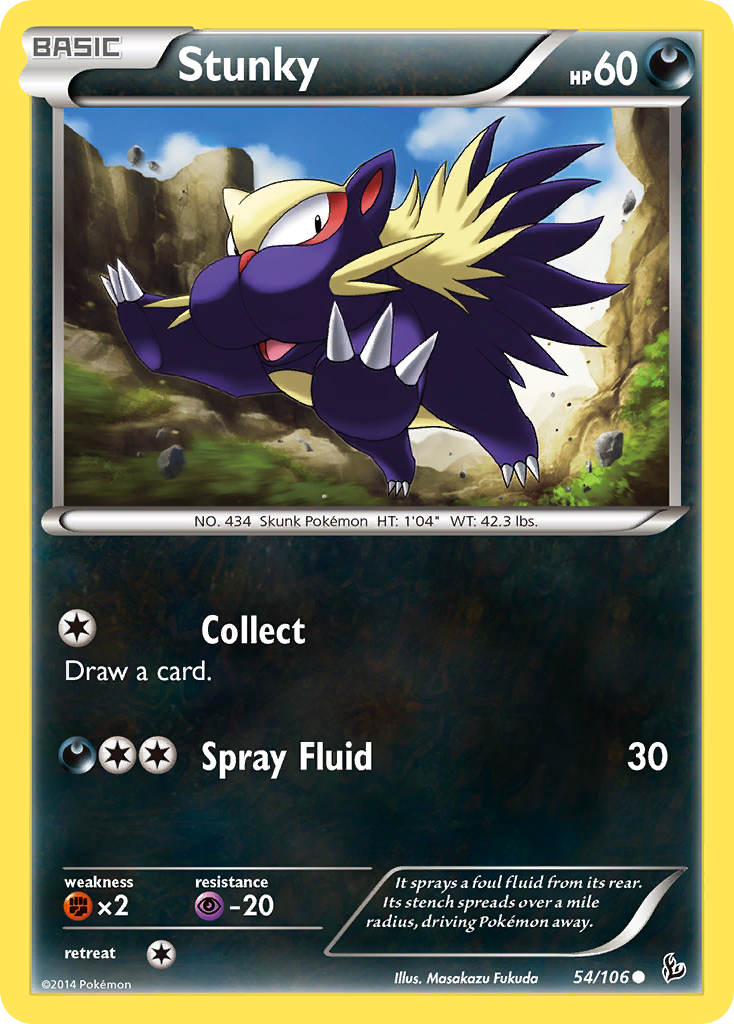 Stunky (54/106) [XY: Flashfire] | Gear Gaming Bentonville