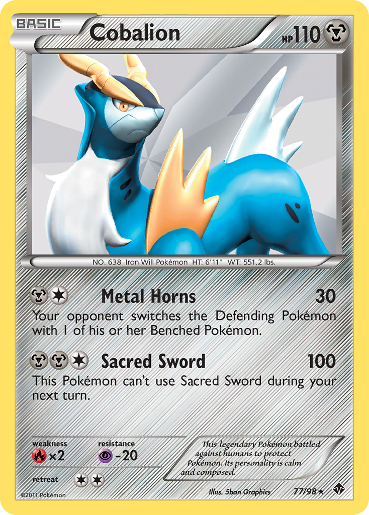 Cobalion (77/98) [Black & White: Emerging Powers] | Gear Gaming Bentonville