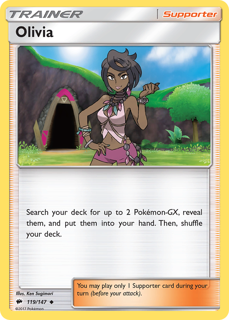 Olivia (119/147) [Sun & Moon: Burning Shadows] | Gear Gaming Bentonville