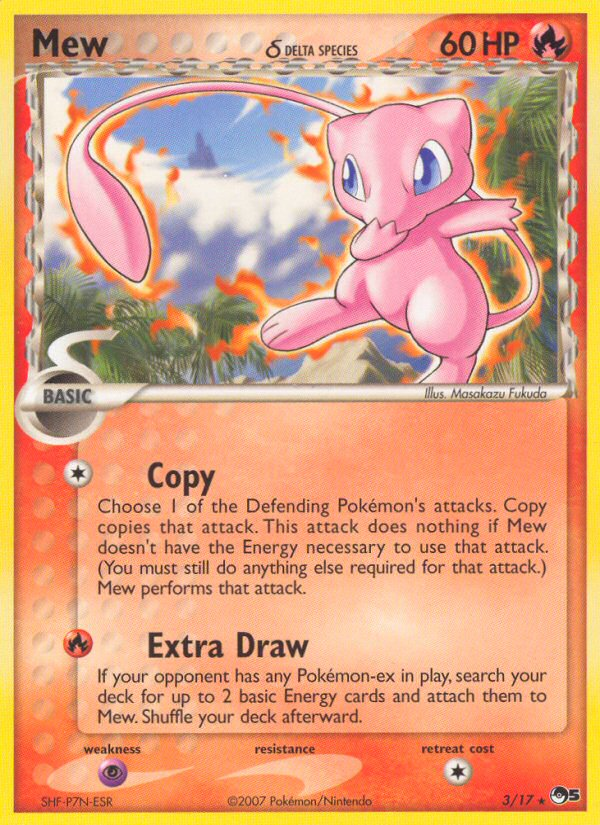 Mew (3/17) (Delta Species) [POP Series 5] | Gear Gaming Bentonville