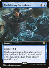 Maddening Cacophony (Extended Art) [Zendikar Rising] | Gear Gaming Bentonville