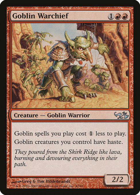 Goblin Warchief [Duel Decks: Elves vs. Goblins] | Gear Gaming Bentonville