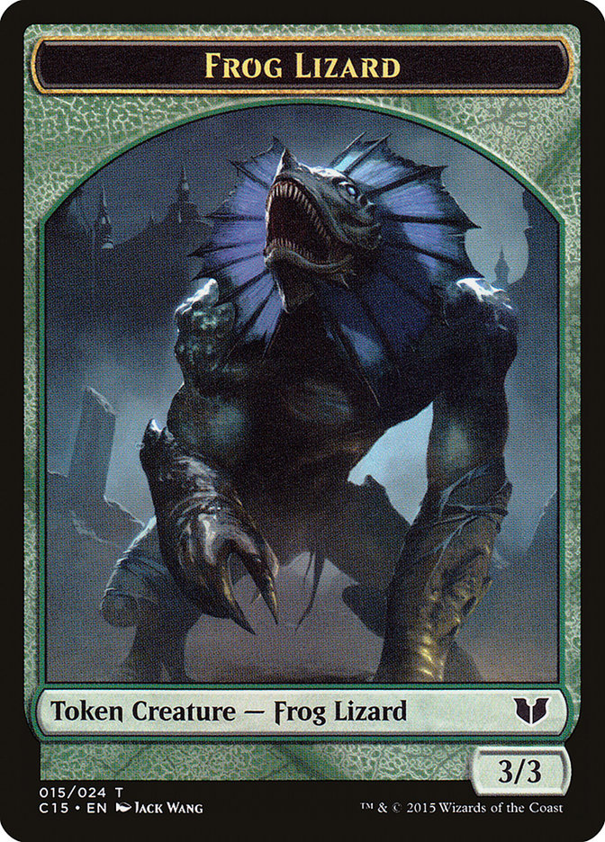 Frog Lizard Token [Commander 2015 Tokens] | Gear Gaming Bentonville