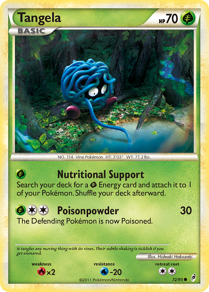 Tangela (72/95) [HeartGold & SoulSilver: Call of Legends] | Gear Gaming Bentonville