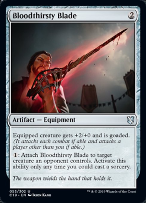 Bloodthirsty Blade [Commander 2019] | Gear Gaming Bentonville