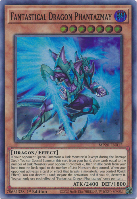 Fantastical Dragon Phantazmay [MP20-EN012] Super Rare | Gear Gaming Bentonville