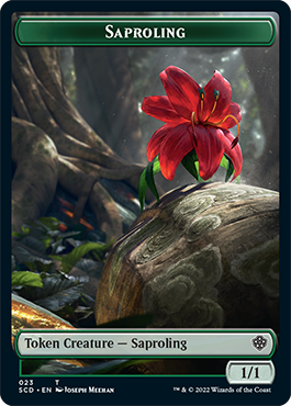 Saproling // Soldier Double-Sided Token [Starter Commander Decks] | Gear Gaming Bentonville