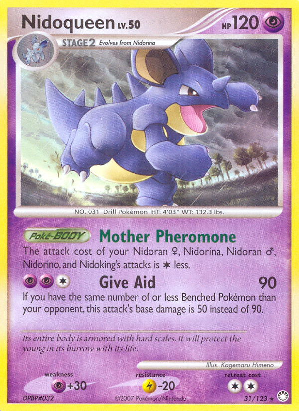 Nidoqueen (31/123) [Diamond & Pearl: Mysterious Treasures] | Gear Gaming Bentonville