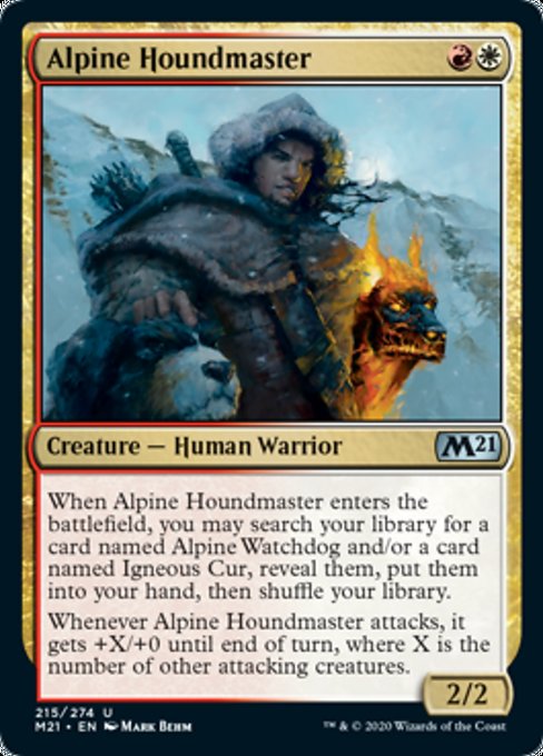 Alpine Houndmaster [Core Set 2021] | Gear Gaming Bentonville