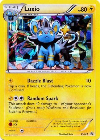 Luxio (BW34) (Cracked Ice Holo) [Black & White: Black Star Promos] | Gear Gaming Bentonville