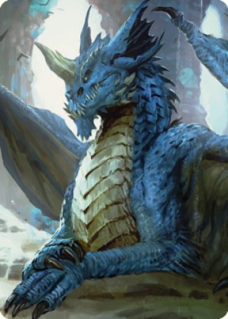 Young Blue Dragon Art Card [Commander Legends: Battle for Baldur's Gate Art Series] | Gear Gaming Bentonville