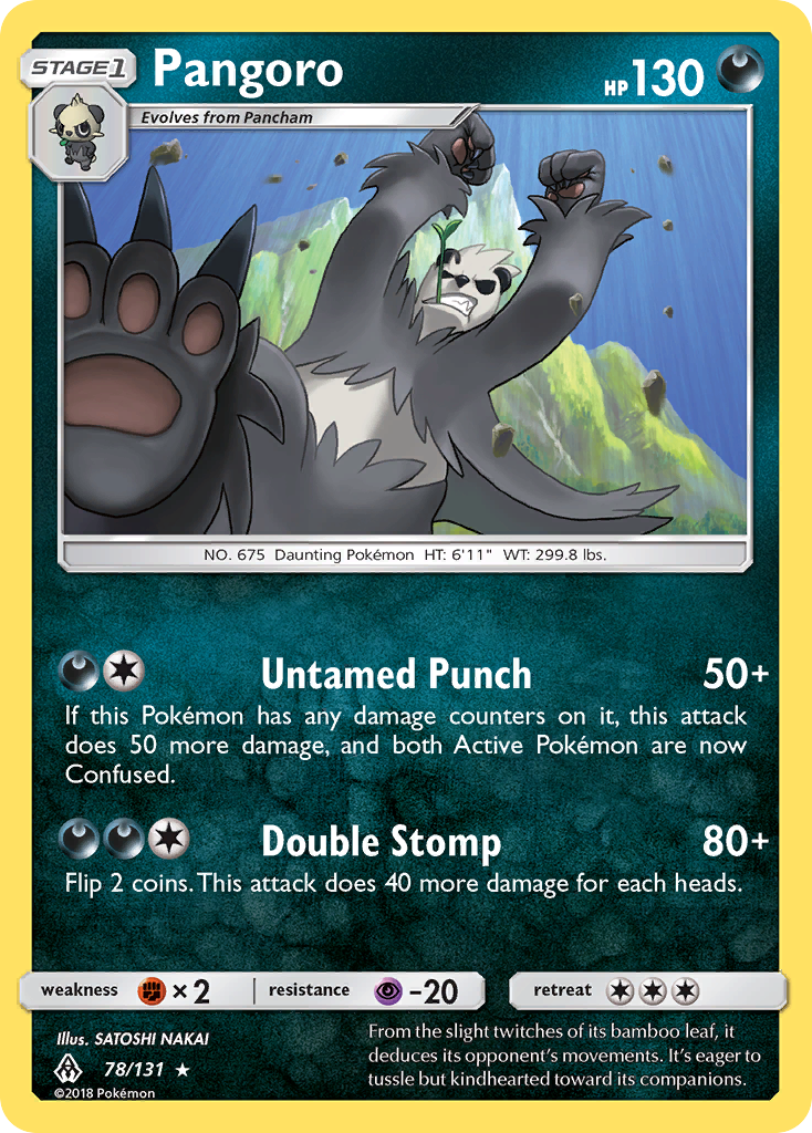 Pangoro (78/131) [Sun & Moon: Forbidden Light] | Gear Gaming Bentonville