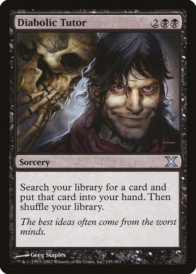 Diabolic Tutor [Tenth Edition] | Gear Gaming Bentonville