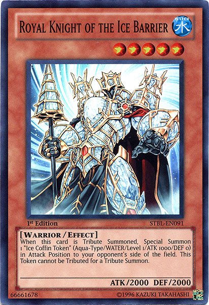 Royal Knight of the Ice Barrier [STBL-EN091] Super Rare | Gear Gaming Bentonville