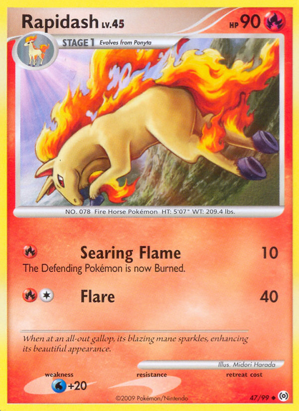 Rapidash (47/99) [Platinum: Arceus] | Gear Gaming Bentonville