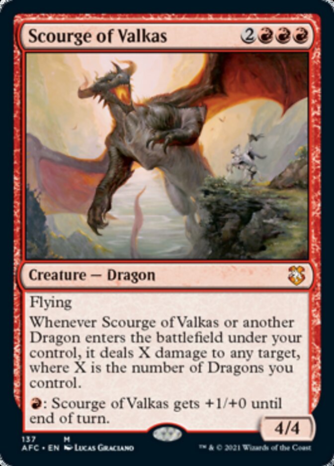 Scourge of Valkas [Dungeons & Dragons: Adventures in the Forgotten Realms Commander] | Gear Gaming Bentonville