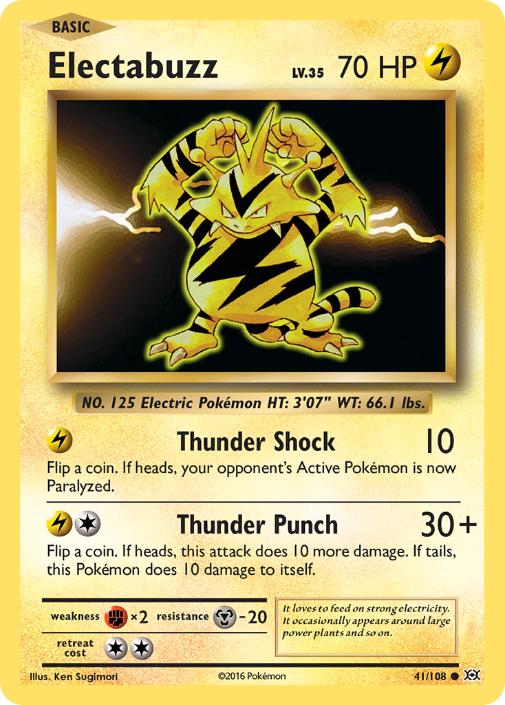 Electabuzz (41/108) [XY: Evolutions] | Gear Gaming Bentonville