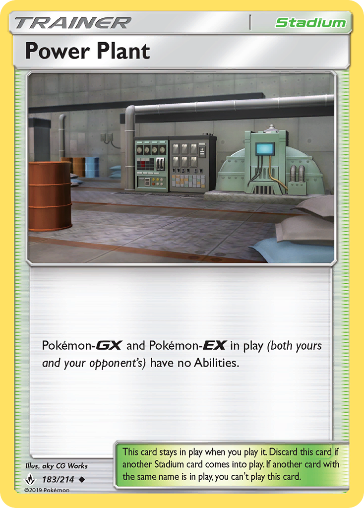 Power Plant (183/214) [Sun & Moon: Unbroken Bonds] | Gear Gaming Bentonville