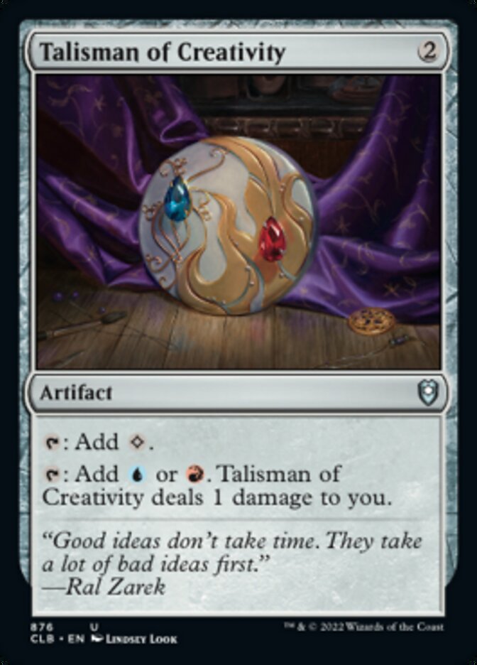 Talisman of Creativity [Commander Legends: Battle for Baldur's Gate] | Gear Gaming Bentonville