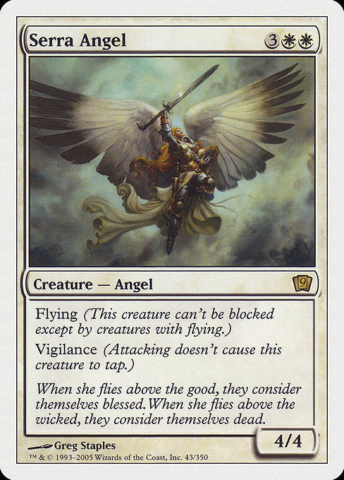 Serra Angel [9th Edition] | Gear Gaming Bentonville