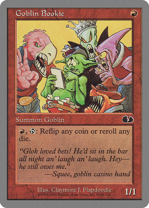 Goblin Bookie [Unglued] | Gear Gaming Bentonville