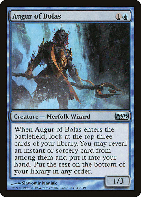 Augur of Bolas [Magic 2013 (M13)] | Gear Gaming Bentonville