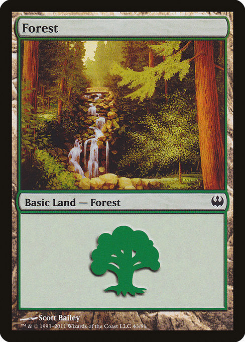 Forest (43) [Duel Decks: Knights vs. Dragons] | Gear Gaming Bentonville