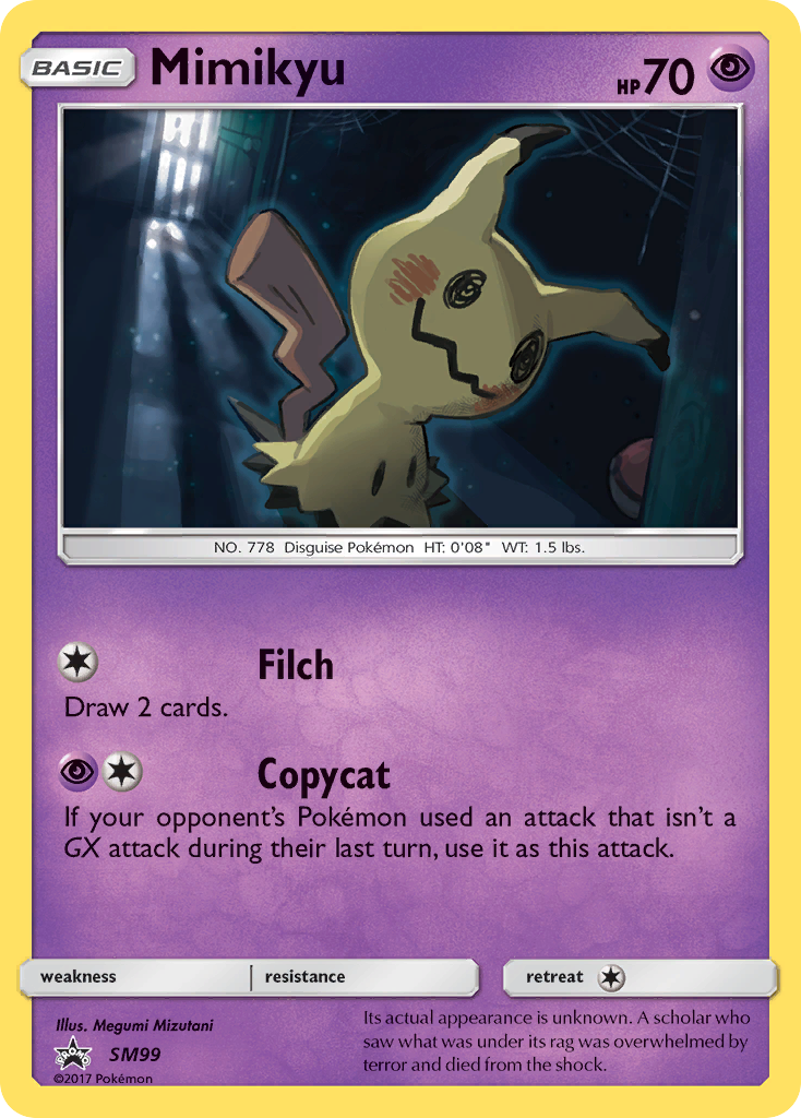 Mimikyu (SM99) [Sun & Moon: Black Star Promos] | Gear Gaming Bentonville