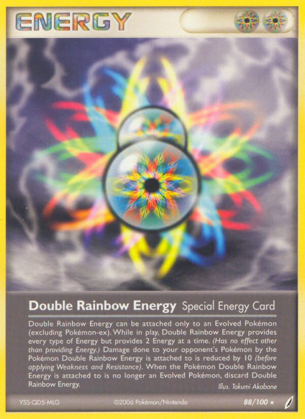 Double Rainbow Energy (88/100) [EX: Crystal Guardians] | Gear Gaming Bentonville