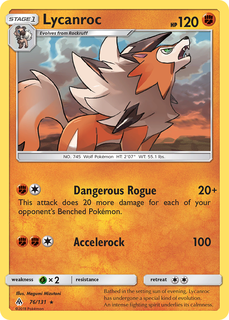 Lycanroc (76/131) [Sun & Moon: Forbidden Light] | Gear Gaming Bentonville