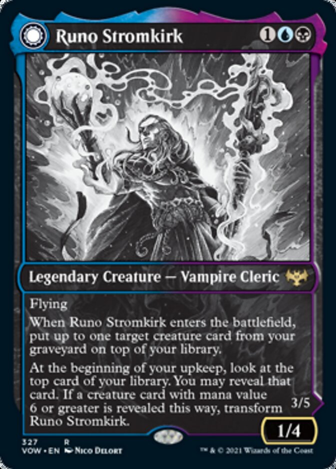 Runo Stromkirk // Krothuss, Lord of the Deep (Showcase Eternal Night) [Innistrad: Crimson Vow] | Gear Gaming Bentonville