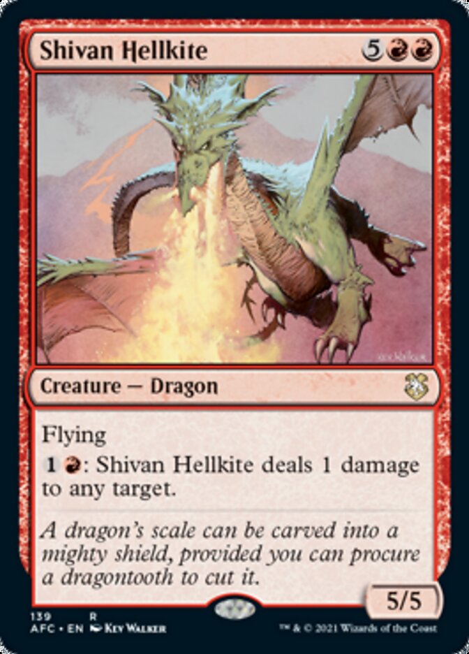 Shivan Hellkite [Dungeons & Dragons: Adventures in the Forgotten Realms Commander] | Gear Gaming Bentonville