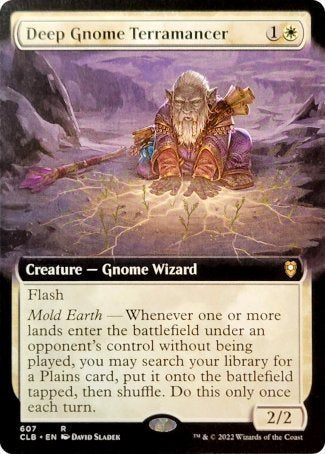 Deep Gnome Terramancer (Extended Art) [Commander Legends: Battle for Baldur's Gate] | Gear Gaming Bentonville