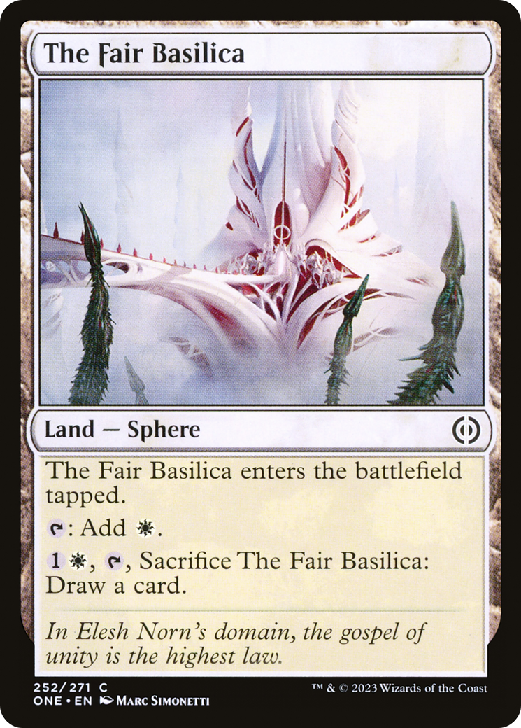 The Fair Basilica [Phyrexia: All Will Be One] | Gear Gaming Bentonville