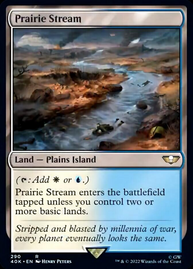 Prairie Stream (Surge Foil) [Universes Beyond: Warhammer 40,000] | Gear Gaming Bentonville