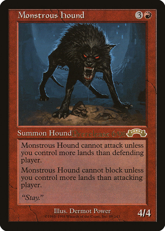 Monstrous Hound [Exodus Promos] | Gear Gaming Bentonville