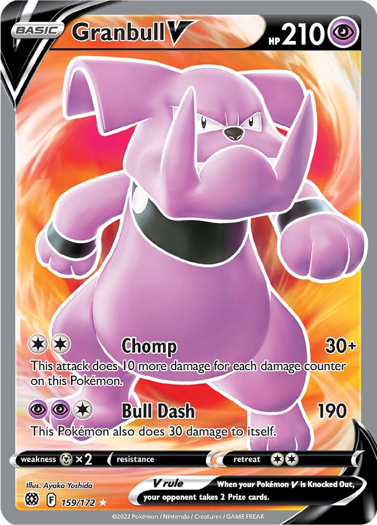 Granbull V (159/172) [Sword & Shield: Brilliant Stars] | Gear Gaming Bentonville